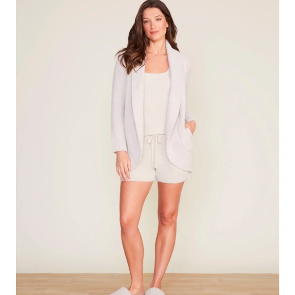 Final Price- No Offers! Barefoot dreams, gray open cardigan - Picture 11 of 12